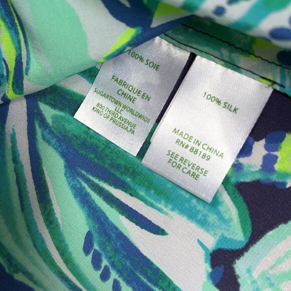Lilly Pulitzer, Matilda silk top - Picture 5 of 5